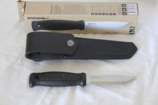 neu Morakniv Garberg mit Lederscheide Bushcraft Camping Topmodell rostfrei