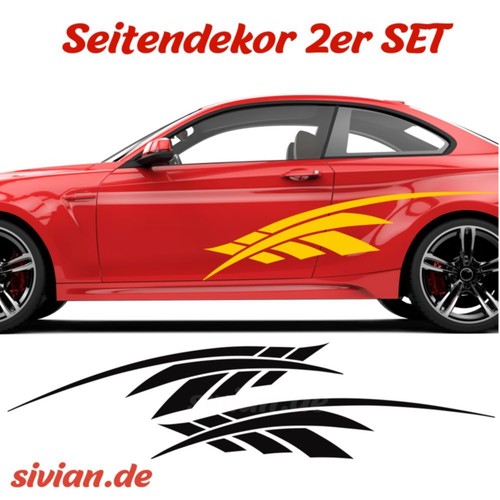 Autoaufkleber seitenstreifen - autoaufkleber,