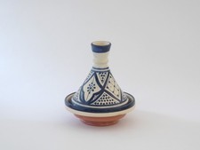 kleine marokkanische Tajine glasiert Schmortopf / Beilagengefäß Keramik