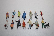 Preiser und andere 14 Figuren Reisende und Passanten Spur H0 #M198