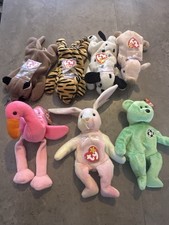 7x TY Beanie Babies Sammlung