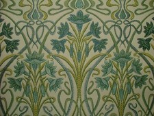 Jugendstil jacquard stoff - jacquard,