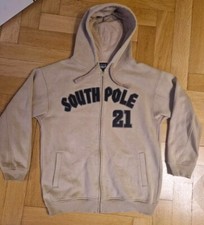 Vintage SouthPole Zip Hoodie 90er / Anfang 2000er – Größe XL