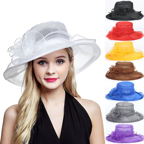 Eleganter damenhut organza - eleganter,