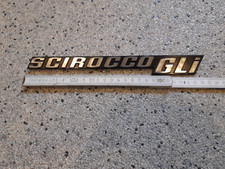 VW Scirocco 1 53a  Heckemblem,  Schild , Logo  ,,Scirocco GLI''