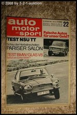AMS Auto Motor Sport 22/67 BMW Glas 3000 V 8 NSU TT
