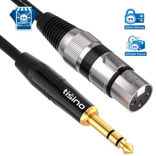 Mikrofonkabel xlr auf klinke - xlr,