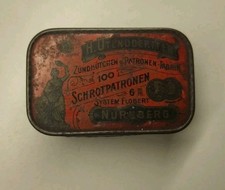 Alte Blechdose Zündhütchen