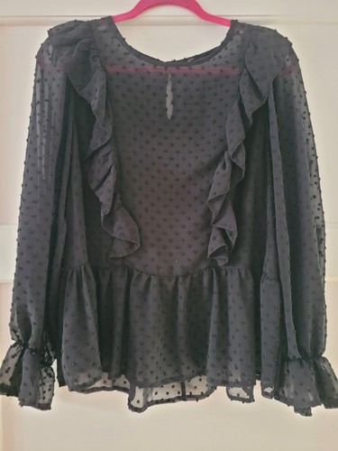Chiffon bluse 42 - chiffon, gr.42