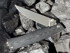 Sanrenmu 311L Slipjoint Folder 12C27 Stahl Taschenmesser G10-Griff Schwarz