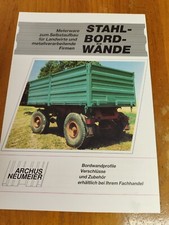 Archus Neumeier Anhänger Kipper Schlepper Prospekt Traktor Tractor brochure 23