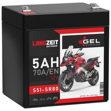 LANGZEIT Gel Batterie 12V 5Ah