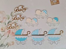 9 x Stanzteile "Baby"
