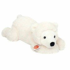 Teddy Hermann Eisbär liegend, Kuscheltier, Stofftier, Plüschtier, 45 cm, 915478