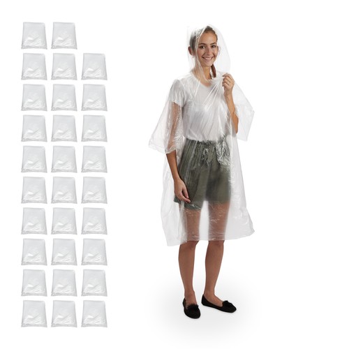 Regenponcho transparent - 30,