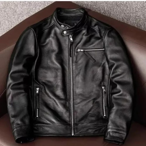 Herren lederjacke biker - herren,