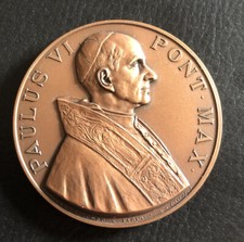 Alte bronzefarbene Medaillie