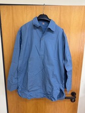 Schwedische Armee Zivilschutz Hemd blau 39 Civilförsvaret Army Vintage Baumwolle