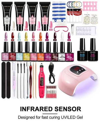 Gel nagel lack set - set, uv