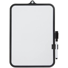 Mini Whiteboard Set mit Stift & Magnet blanko & liniert Pinnwand ca. 18 x 28 cm 