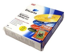 MICROSOFT ENCARTA REFERENCE LIBRARY 2002 UK  IRELAND sealed IBM Windows 95 98 PC