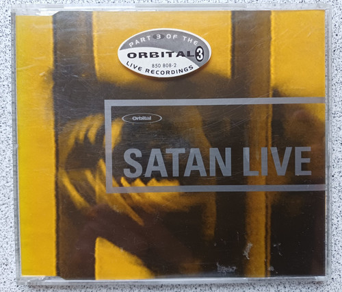 Orbital satan live - –, cd