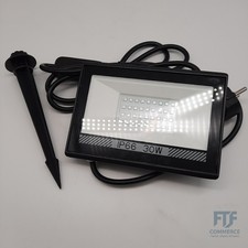 30W LED Schwarzlicht Strahler, NATPOW UV Schwarzlicht Fluter mit Stecker IP66 Wa