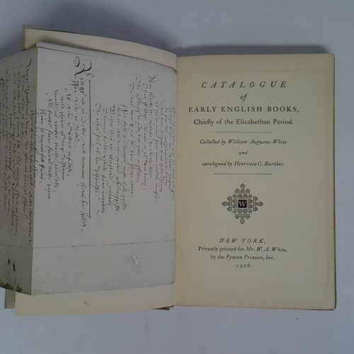 Catalogue early english - of,