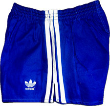 Vintage ADIDAS Shorts Cotton D5 Baumwolle 80s Sporthose Trikot Hose Turnhose M