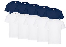 10 FRUIT OF THE LOOM T SHIRTS