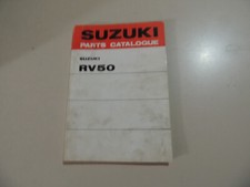 Teile-Katalog  Suzuki RV 50 1973-1975 parts catalog ue de pieces
