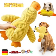 NEU Hundespielzeug Ente - Unzerstörbares Anti Stress Spielzeug für Hunde 25×22cm