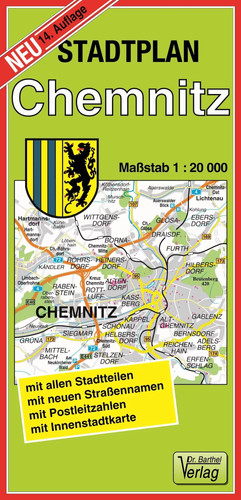 Stadtplan chemnitz 20 000 - stadtplan,