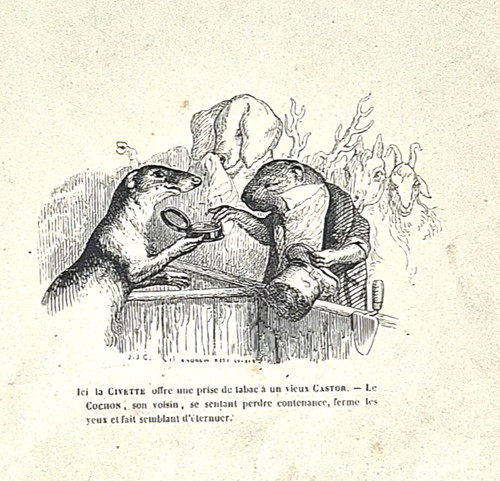 Alte holzstich grafik j - alte, j.j