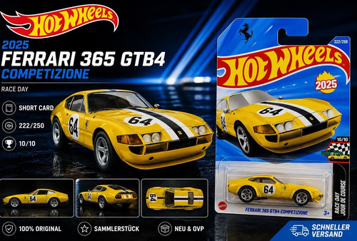 Hot wheels 2025 ferrari 365 - wheels,