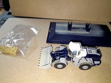 Herpa LIEBHERR  Radlader 580 blau,grau,Weiß   mit Fahrer+ Schaufelinhalt 1:87,