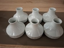 Blumenvase Klein weiß 6