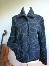 Wolljacke, JOY+FUN, Grau, Kochwolle, Gr. 40/42, Maße!