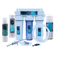 3Stufen Wasserfilter Anlage SET + Ersatz Filter gegen Kalk Geruch im Trinkwasser