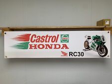 Castrol Honda RC30 Banner