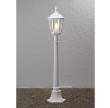 XL Wegeleuchte Konstsmide FIRENZE Standlaterne Gartenbeleuchtung IP43 weiß NEU