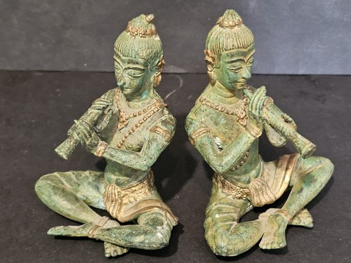 Antikes paar bronze thai - antikes,