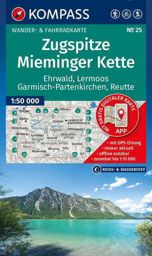 Kompass wanderkarte - kompass, 25