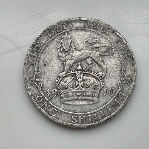 1910 one shilling king - one,