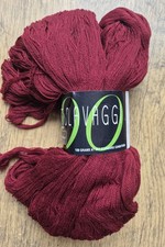 100g Lacegarn Filatura Di Crosa Merino Boreaux ROT Tuch SPITZE Strickgarn