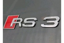Original Audi sign RS3 rear