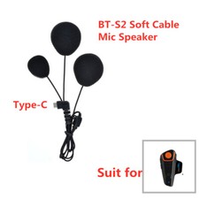 Motorrad Helm Headset Weich Kopfhörer für BT-S2 S3 Motorräder Sprechanlage