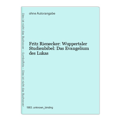 Fritz rienecker wuppertaler - fritz,