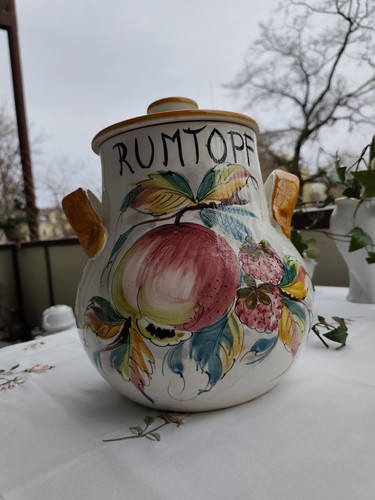 Großer vintage rumtopf - großer,
