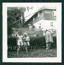 Foto Frau Mädchen in Kaiserswaldau Goldberg Zlotoryjski Legnicki Schlesien 1944